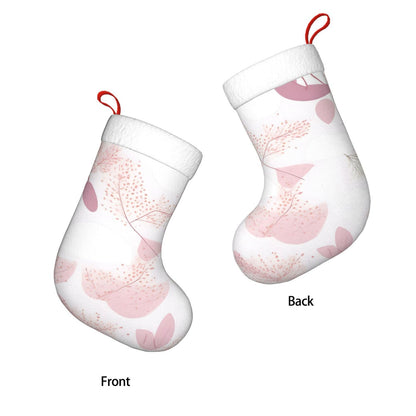 AthuAh Hand-Painted Floral Line Patternchristmas Socks, *Soft Christmas Socks, Christmas Party Decoration Socks, Suitable