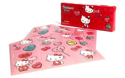 Hello Kitty Gift Set- Hello Kitty Lunch Tin Box, Water Bottle, Puzzle, Stickers, and Pencil Case.