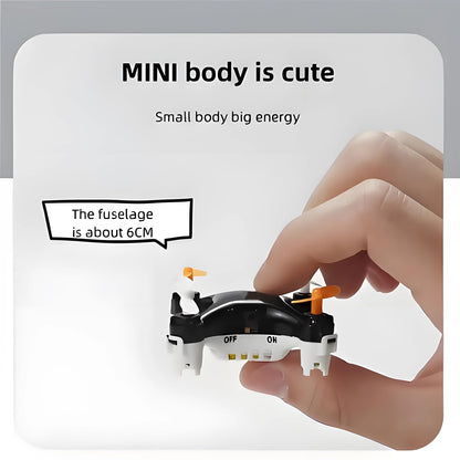 Mini Drone with Easy Stunt Flights & 360° Tricks - Perfect Beginner-Friendly Flyer with Fancy LED Altitude Hold Headless Mode Propeller Protection for Indoor Outdoor Mini Quadcopter (Black)