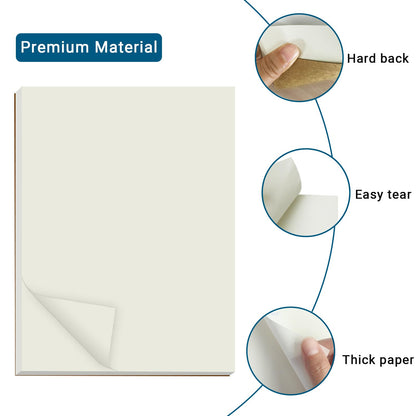 suituts 12 Pack Note Pads 8.5X11 Inch Memo Pads, Scratch Pad, Paper Pads, Writing Pads Bulk for Drawing Sketching, Letter Size (Each Pad 50 Sheet)