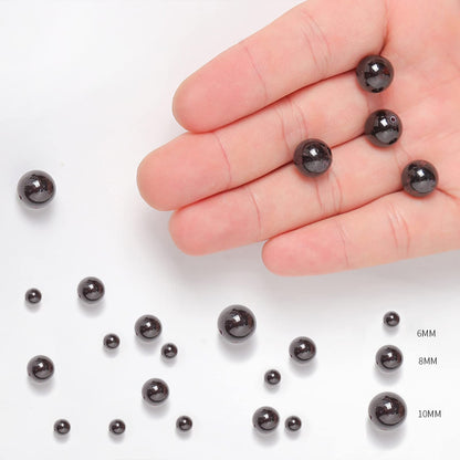 35pcs 10mm Natural Stone Beads Red Garnet Beads Energy Crystal Healing Power Gemstone for Jewelry Making, DIY Bracelet Necklace