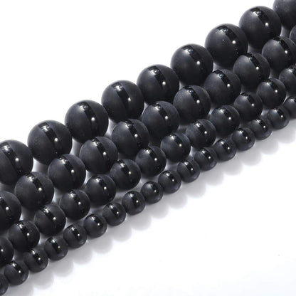 10mm Natural Agate Line Gemstone Round Loose Beads Crystal Stone Bracelet Necklace Accessories Crafts for Jewelry Making DIY,1 Strand 15"