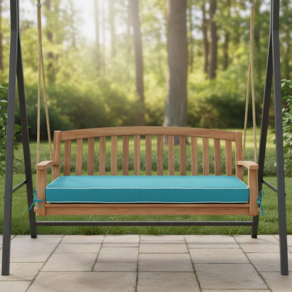 Maphissus 60 Inches Outdoor Bench Swing Cushions,Large 3 Seater Water Resistance Foam Cushion for Patio Porch Furniture