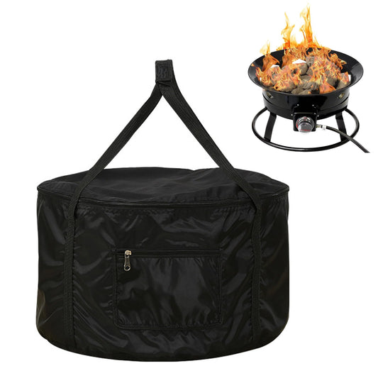 Arineng 19-Inch Outdoor Fire Pit Organizer, Compatible with Outland Firebowl Propane Gas Fire Pit