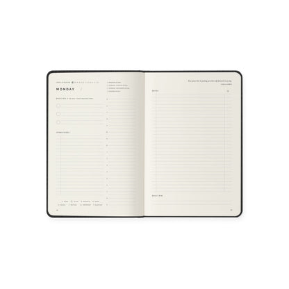 Full Focus Leather Planner by Michael Hyatt - The #1 Daily Planner to Set Annual Goals, Increase Focus, Eliminate Overwhelm, and Achieve Your Biggest Goals - Hardcover (Black)