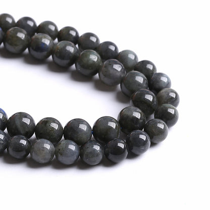 4MM 88PCS Natural Stone Black Labradorite Beads Crystal Loose Beads for Jewelry Making DIY Bracelet