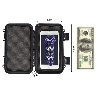 Magnetic Key Holder Under Car Waterproof Magnetic Stash Box for GPS Trackers Hide a Key Outside Magnetic key Box Under Car GPS Tracker Holder Case - Hide Your Items Anywhere
