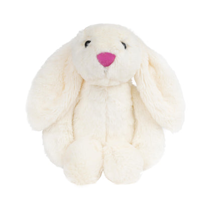 shiguangji Bunny Stuffed Animal Plush Toy 11.8 in, Soft Rabbit Plush for Babies and Toddlers, Cuddly Bunny Toy for Nursery Decor and Easter Gift (White)