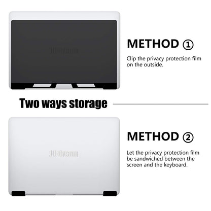 J J-Dream Hanging 15.6 Inch Laptop Privacy Screen Blue Light Screen Protector Anti Glare Anti-Scratch Laptop Privacy Screen Shield 15.6 Inch 16:9 Aspect Ratio
