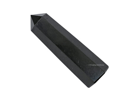 Amazing Gemstone Large Black Tourmaline Crystal Towers ~ Natural Healing Crystal Point Obelisk for Reiki Healing and Crystal Grid (5.5 to 6 INCH)