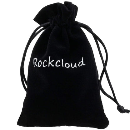 rockcloud Pack of 2 Tiger Eye's Crystal Thumb Worry Stone for Anxiety, Healing Crystal Pocket Palm Stone, Heart Shape