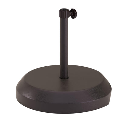 California Umbrella 75 Lb. Weighted Concrete Premium Free Standing Patio Umbrella Base, Fits Up to 1.5" Diameter Umbrella Pole, Bronze