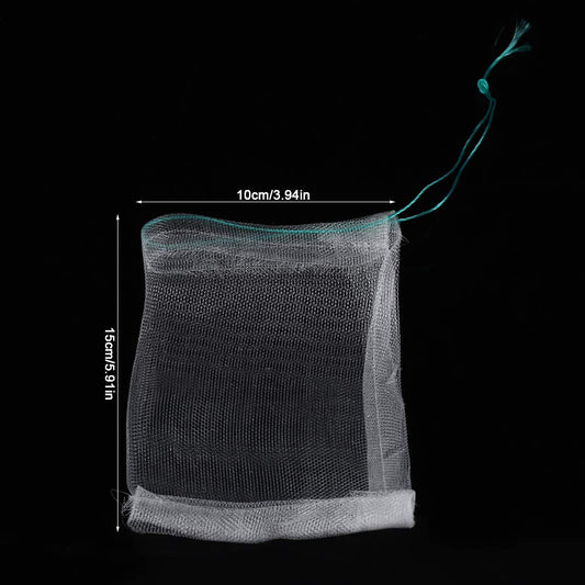 Fruit Bags, 100pcs Mesh Plant Fruit Bags Home Reusable Mesh Produce Bags Drawstring Mesh Bags Against s Birds Barrier Bags for Plant Fruits