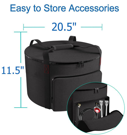 Carrying Bag for Outland Firebowl 823 Outdoor Portable Propane Fire Pit Carrying Bag for Firebowl 870 Water-Resistant 19 Inch Gas Fire Pit Carry Bag for Outland Fire Bowl 893