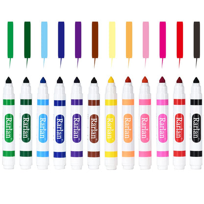 Rarlan Washable Markers Bulk, Markers for Kids, Classpack, 12 Colors,12 Boxes, 144 Count
