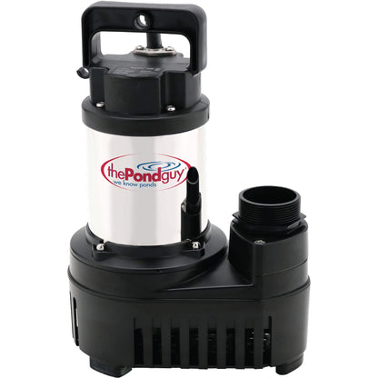 The Pond Guy RapidFlo Submersible Outdoor Water Pump, Perfect for Ponds, Waterfalls, Streams, Hydroponics & Pondless Features, Easy Install, Energy Saving, Quiet, Powerful Flow, Asynchronous, 3000 GPH