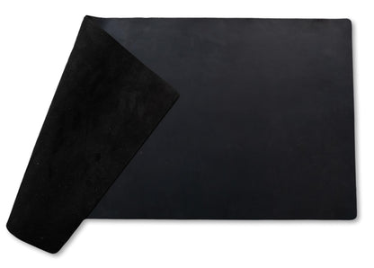 Genuine Leather Desk Pad, Office Desk Mat, Large Desk Blotter, Desk Protector, and Mouse Pad – 31.5" x 15.75" (1.8-2.0 mm) Black, Waterproof, Premium Quality for Desk Surface Protection and Comfort