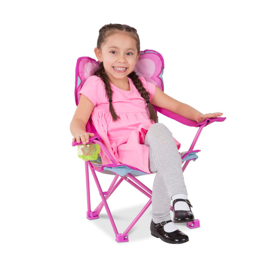 Melissa & Doug Cutie Pie Butterfly Camp Chair (Frustration-Free Packaging)