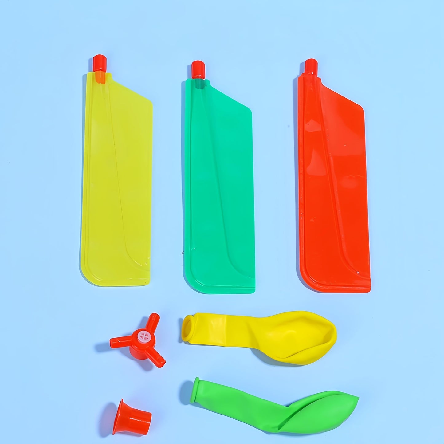 FSAON 10 Pack Balloon Toy,Rocket Jet Balloon Propeller Toy,Boys Girls Children'S Day Christmas Gifts with Air Pump