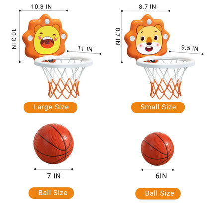 Toddler Kids Basketball Hoop Indoor Toys Gifts,Scoreboard Portable Design Adjustable Height,Christmas Birthday Baby Toddler Kids Boys Small Mini Basketball Hoop Gifts Toys for 3 4 5 6 Year Old