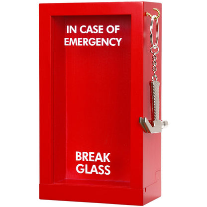 JULEASEL Fun Emergency Puzzle Box w/Hammer – Unique Gift Idea for Cash, Gift Cards, Vouchers, Tickets – Fun & Creative Gifts Box for Birthdays, Holidays & Special Occasions