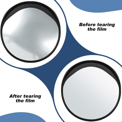 Maitys 2 Pcs Convex Mirror Acrylic Safety Security Corner Mirror Adjustable Wide View with Bracket for Garage Blind Warehouse(24 Inch)