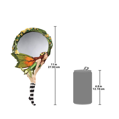 Design Toscano QS329053 Lochloy House Fairy Hand Mirror,Full Color