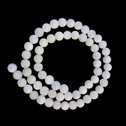Songxi Beads 10mm Natural Moonstone Round Stone Beads for Jewelry Making 15inch Gemstone Beads for Bracelet Jewelry Making, Bracelet Making Mothers Day Gifts for Women