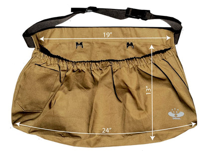 UpBloom - Harvest & Weeding Waist Apron with Pockets - Berry Picker/Garden Apron/Foraging Bag for Harvest - Vegetables, Fruits - Gardening Supplies & ...