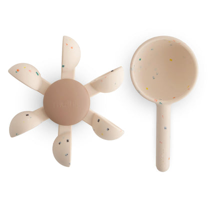 mushie Water Wheel Bath Toy | Toddler Sensory Toys for Bath & Play