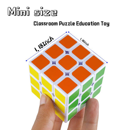 96 Pack Mini Cube Puzzle Party Favors for Kids, 1.18in 3x3 Magic Cube School Rewards & Classroom Prize for Students, Birthday Party Favors Easter Christmas Stocking Stuffers Gifts for Kids