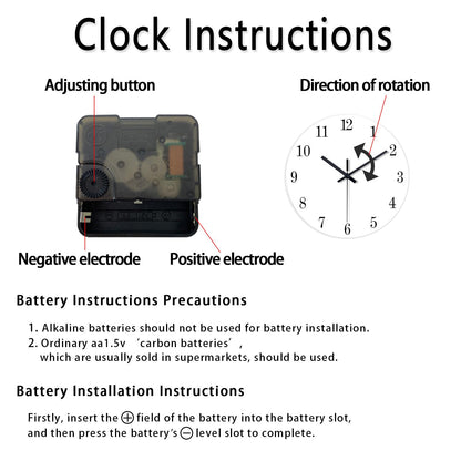 XNM Landscape Blue Beach Wall Clock for Bedroom Living Room 14 Inch Glass Battery Operated Clocks for Wall Analog Wall Clock Silent Non Ticking