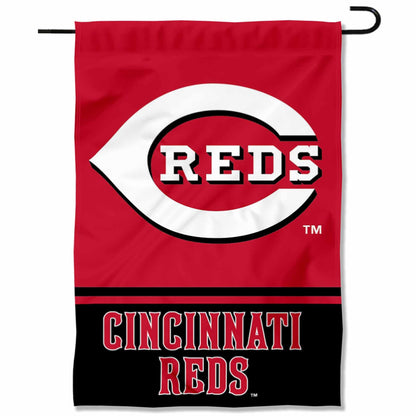Cincinnati Reds Double Sided Garden Flag