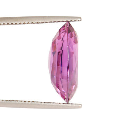 REAL-GEMS Jewelry Making Stone AAA+ 12.75 Carat Pink Kunzite Oval Cut Faceted Loose Gemstone for Pendant