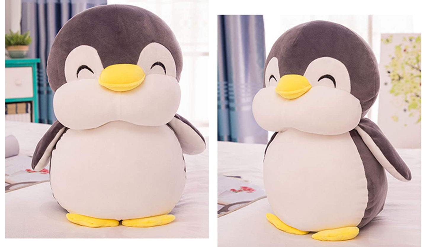 TONGSONG 21.6 Inch Plush Penguin Stuffed Animal Penguin Hugging Pillow with Smile Face Cuddly Plushies Toy Huggable Anime Gifts for Kids and Lovers in Birthday,Valentines,Christmas