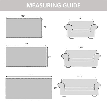 Foreate Sofa Cover Throw Couch Cover with Tassels Chenille Sectional Sofa Cover Blanket - Furniture Protector Couch Slip Cover Machine Washable for Pets Kids Dogs, 71’’ x 134’’, Light Grey-Tassel