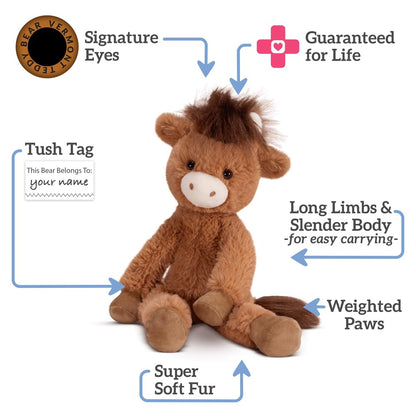 Vermont Teddy Bear Highland Cow Stuffed Animal 15" | Soft Plush Toy for Kids, Girls & Boys | 100% Recycled Stuffing | 18 Plastic Bottles Saved from Landfills