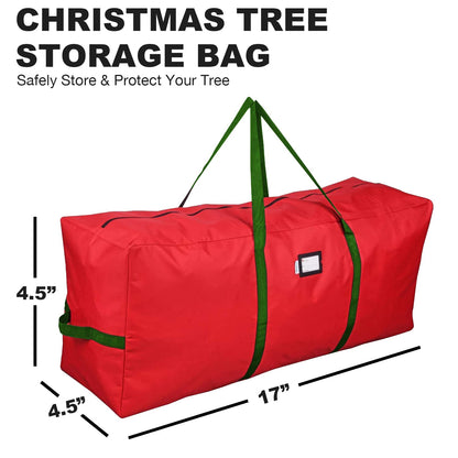 2ft Mini Tabletop Christmas Tree, Artificial Small Christmas Tree with Battery Operated Lights, Ornaments and Storage Bag, Mini Xmas Tree for Christmas Home Decorations