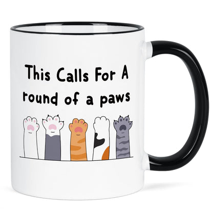 YHRJWN Graduation Gift for Women Men, Cute Paws Congratulations Gifts for Him Her, Proud Of You Coffee Mug, Graduation Mugs for Friends Family Animal Lover, New Job Mug 11Oz