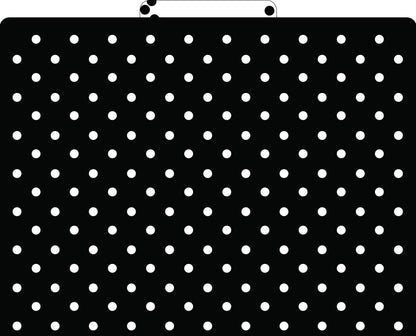 Barker Creek File Folders - Set of 24 Black & White Dot Letter Size Folders, 14pt Stock, Multi-Design Set, 1/3 Cut Tabs, Reversible, Home, School and Office Supplies (4378)
