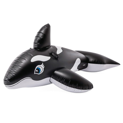 INTEX Whale Inflatable Pool Float: Animal Pool Toy For Kids – 2 Heavy-Duty Handles – 88lb Weight Capacity – 76" x 47" – For Ages 3+