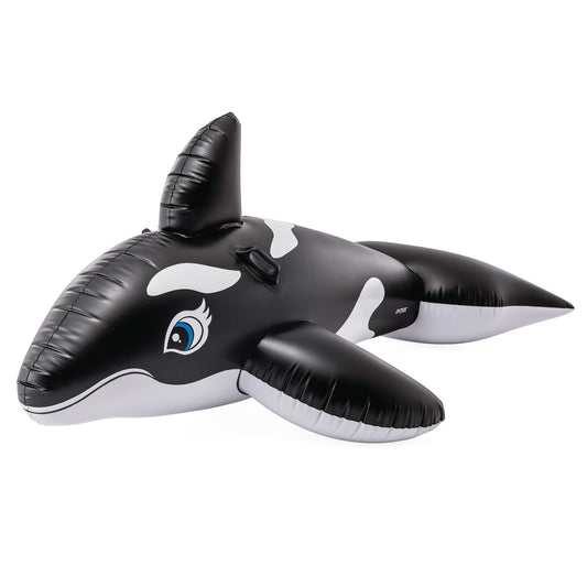 INTEX Whale Inflatable Pool Float: Animal Pool Toy For Kids – 2 Heavy-Duty Handles – 88lb Weight Capacity – 76" x 47" – For Ages 3+