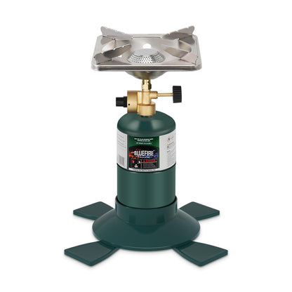 KOMAN Camping Propane Stove,Portable Camping Stove, Backpacking Stove Propane Camping Stove,10000BTU Single Burner Propane Stove for Outdoor Cooking,Fuel by 16 Oz Propane Cylinder (Fuel not Included)
