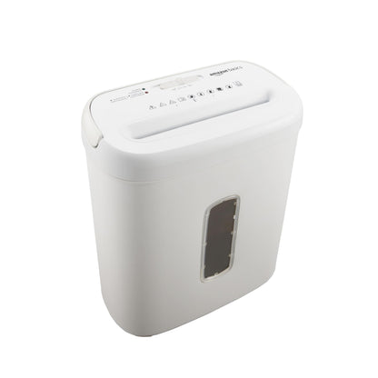 Amazon Basics 8-Sheet Cross Cut Paper and Credit Card Shredder for Security, Heavy Duty, White