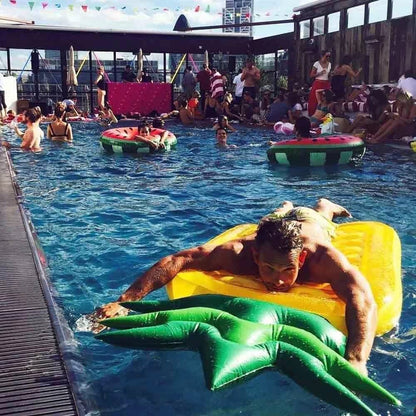 Inflatable Pool Floats for Kids and Adults, Large Water Inflatable Pineapple Pool Float for Swimming Pool