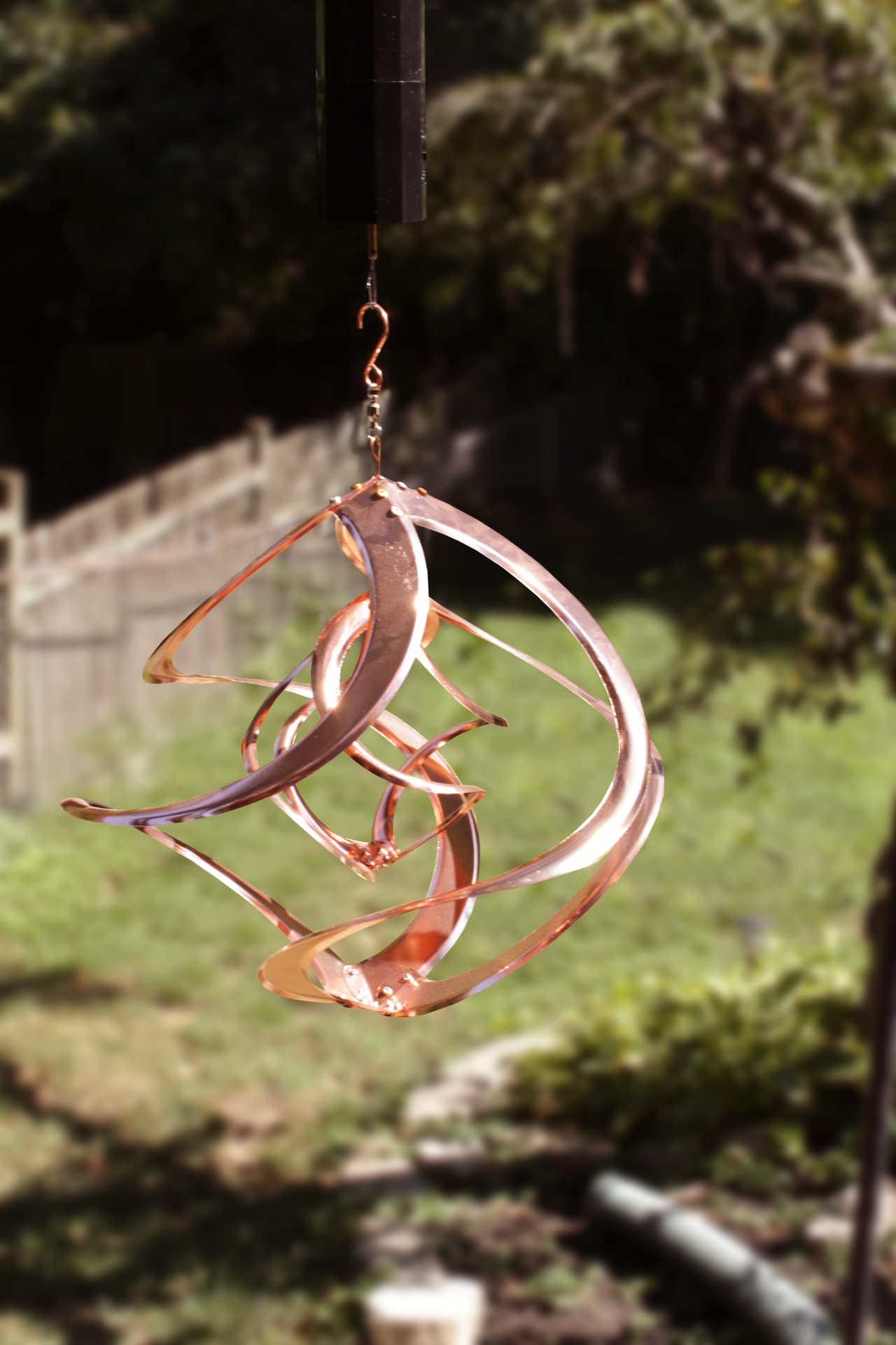 Red Carpet Studios The Original Cosmix Deluxe Helix Wind Spinner, Medium 14-Inch, Double Copper