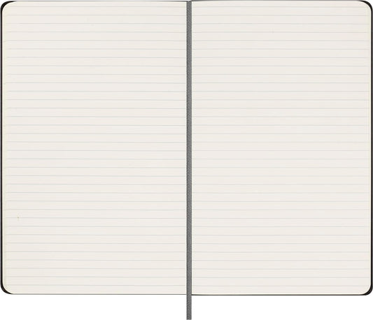 Moleskine Classic Weekly Undated Planner, Hard Cover, Large (5" x 8.25"), Black, 288 pages