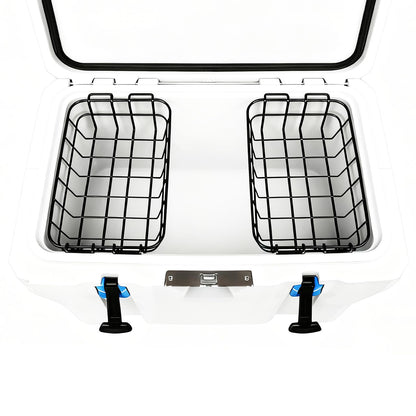 14.45" Cooler Basket,Cooler Basket Compatible with Lifetime 77 Qt, 115 Qt, Ozark Trail 73 Quart Ice Chest, Coolers Accessories for Lifetime and Ozark Trail - Keep Food Dry & Organized.(1-Pack)