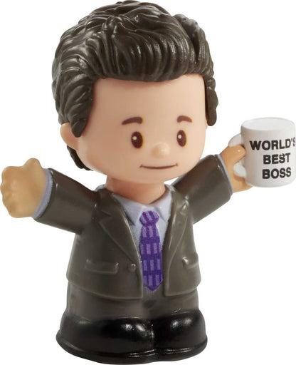 Little People Collector The Office US TV Show Special Edition Set for Adults & Fans, 4 Figures in Display Package