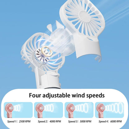 AIRPROSSING 3 Pack Misting Fan Portable - Handheld Mini Rechargeable with 4 Speeds & Water Mist - Ideal for Travel, Camping, Outdoor, Home, Office, Makeup,Commute